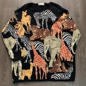 Marisa Christina Animal All over sweater